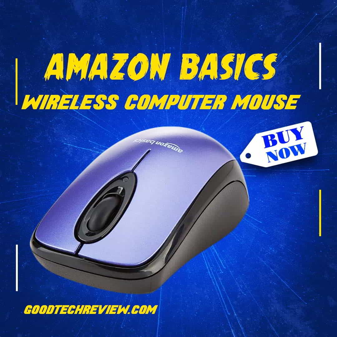 Amazon Basics Wireless Computer Mouse