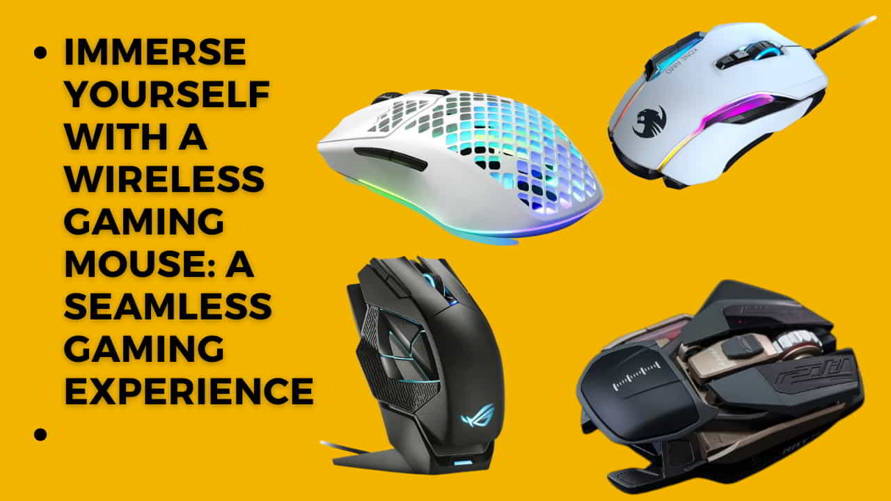 Immerse Yourself with a Wireless Gaming Mouse: A Seamless Gaming Experience Wireless Gaming Mouse