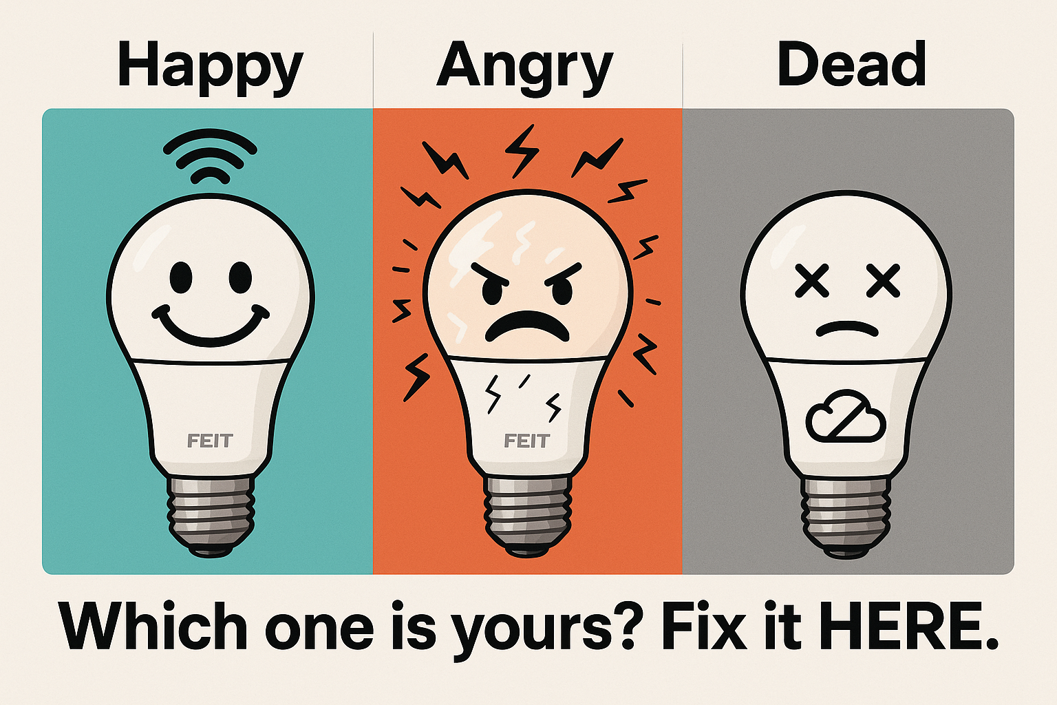 Feit Smart Bulb Not Working? 5 Quick Fixes That Work! 2 Which one is yours? Fix it HERE